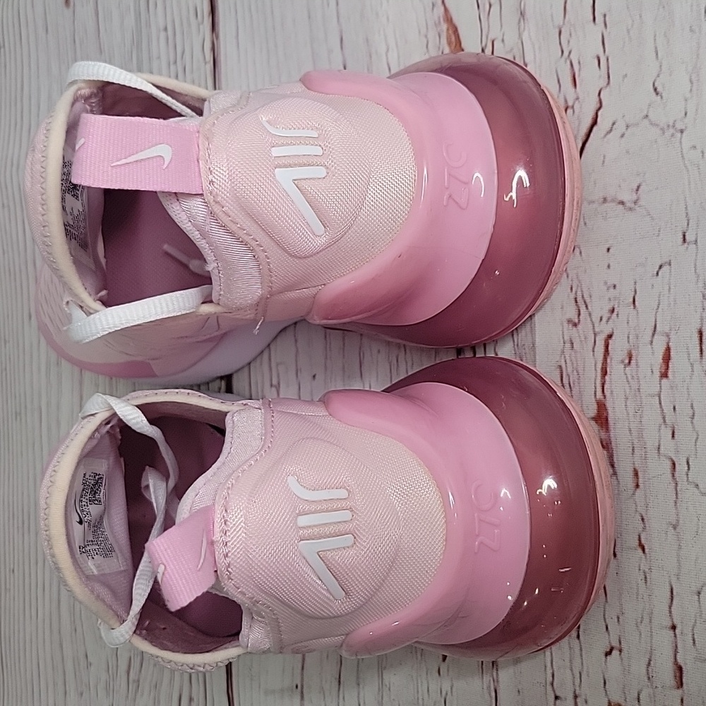 Nike Air Max 270 Pink And White Sneakers Size 8.5 - Picture 6 of 10